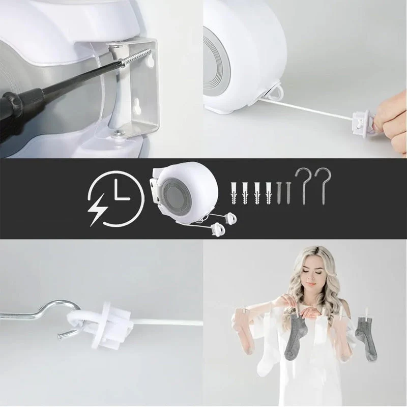 DryLine Pro™ | Ausziehbare Wäscheleine