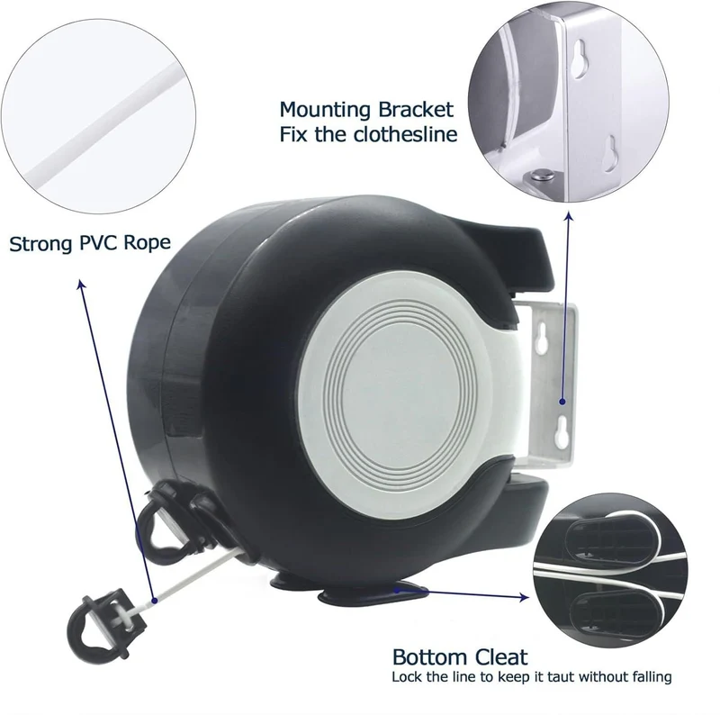 DryLine Pro™ | Ausziehbare Wäscheleine