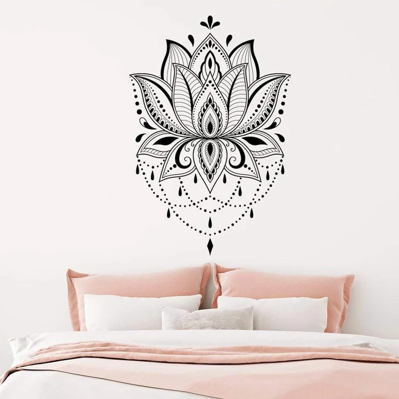 Skanto | Lotus Mandala Wandaufkleber