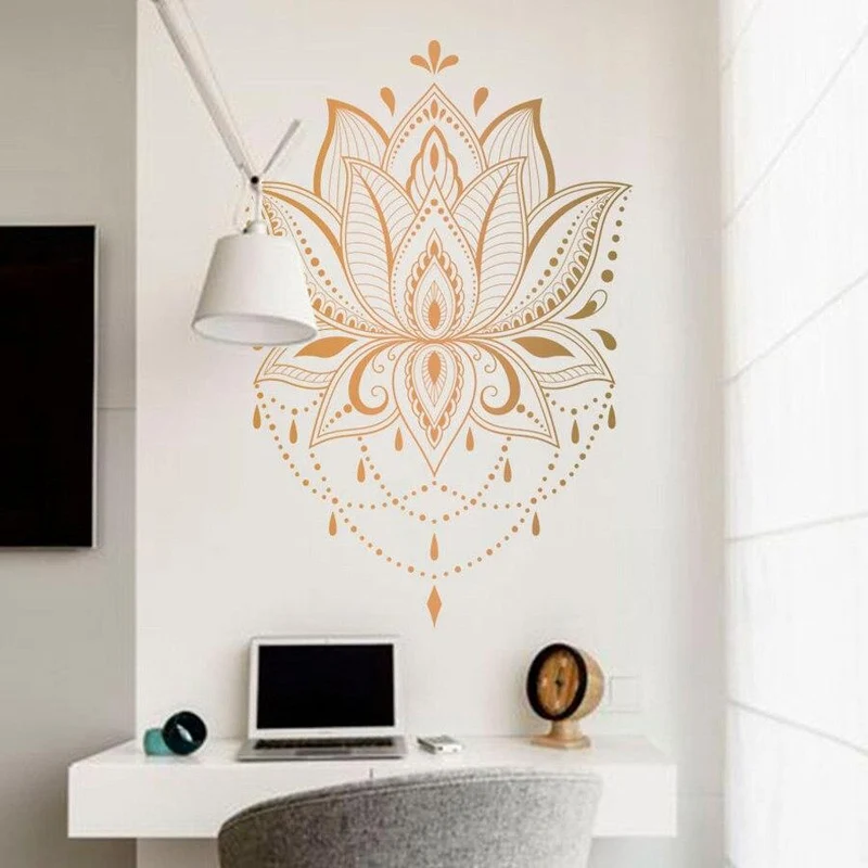 Skanto | Lotus Mandala Wandaufkleber