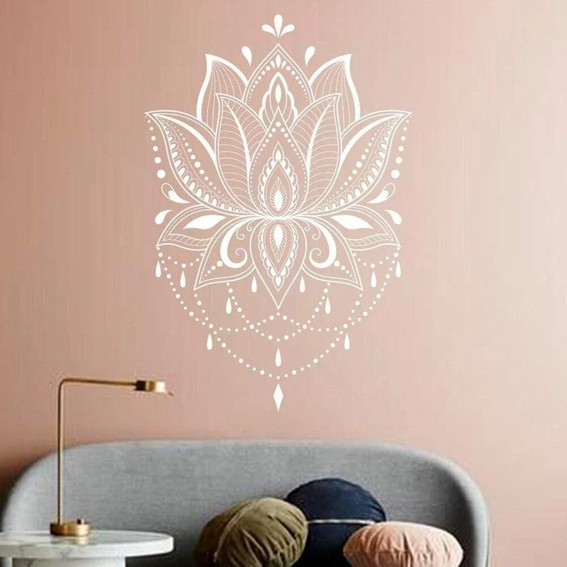 Skanto | Lotus Mandala Wandaufkleber
