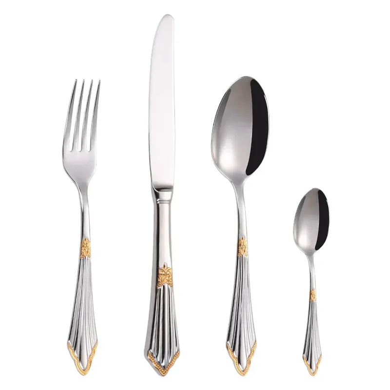 Skanto | LuxSpoon | Elegantes Besteckset im Gold-Design