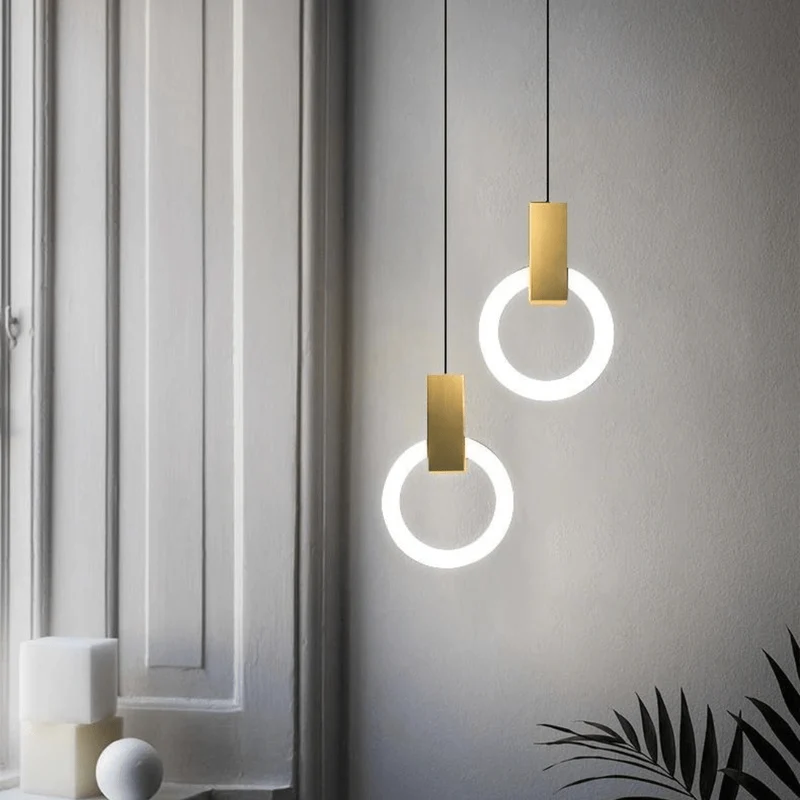 Skanto | Nordische LED-Pendelleuchte aus Holz, rund