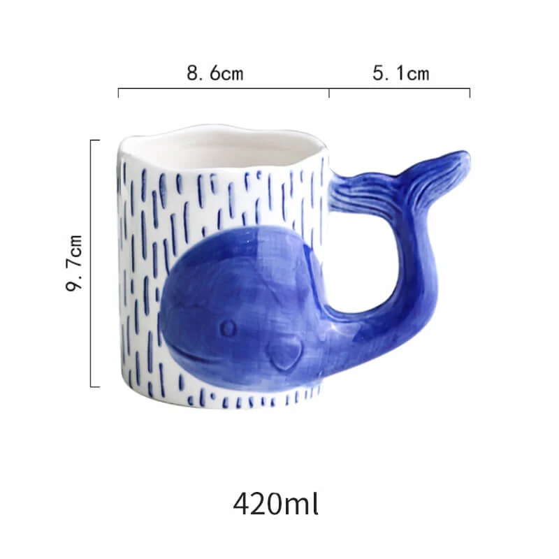 Skanto | Frühlings-Wal-Keramiktasse