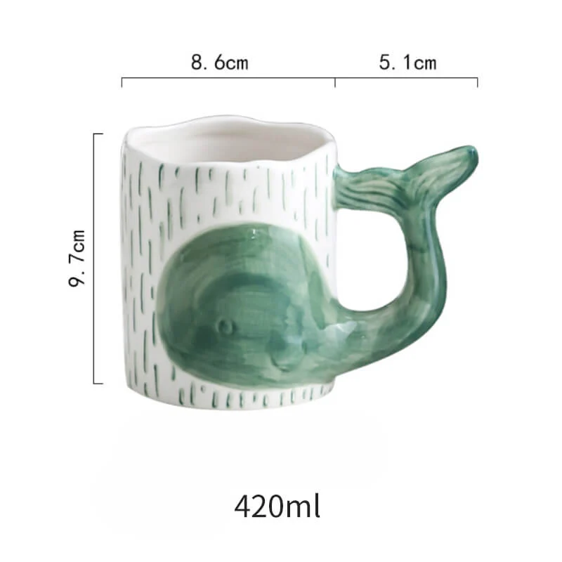 Skanto | Frühlings-Wal-Keramiktasse