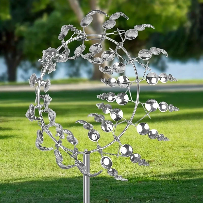 Skanto | Windmühlen-Spinner | Einzigartige Metall-Gartendekoration