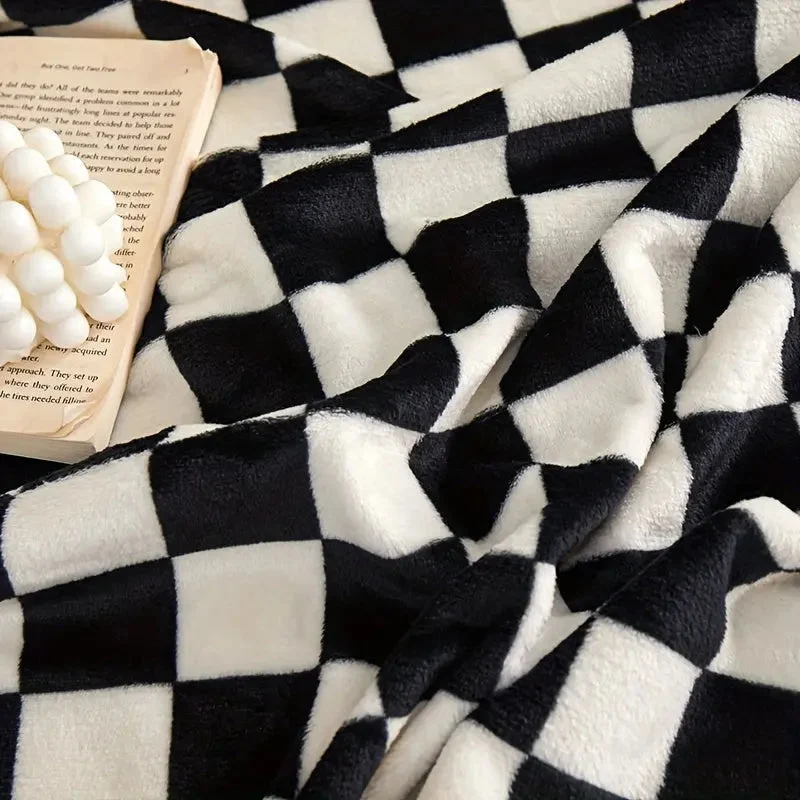 Skanto | Klassisches Karoplaid - Weiche und warme Decke für Sofa und Schlafzimmer