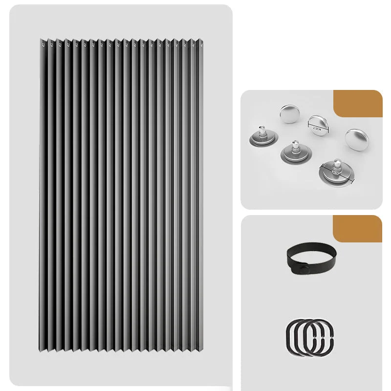 FlexiDoor™ | Magnetischer Faltvorhang als platzsparender Tür- & Raumtrenner