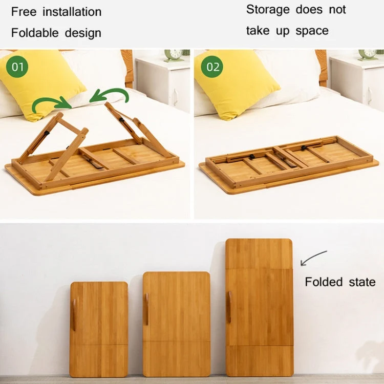 Skanto | 741ZDDNZ Faltbarer, höhenverstellbarer Laptop-Tisch für das Bett, Schreibtisch für Studentenwohnheime, Spezifikation: Medium 64cm
