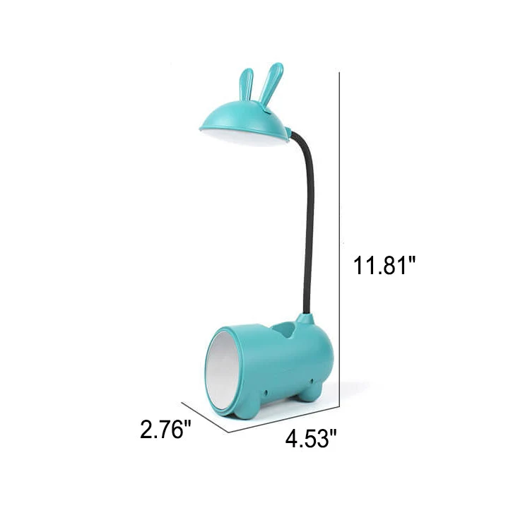 Skanto | Cartoon Kreative Kaninchen LED Touch USB Stifthalter Schreibtischlampe