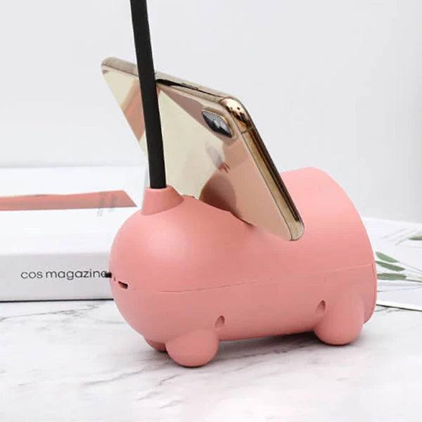 Skanto | Cartoon Kreative Kaninchen LED Touch USB Stifthalter Schreibtischlampe