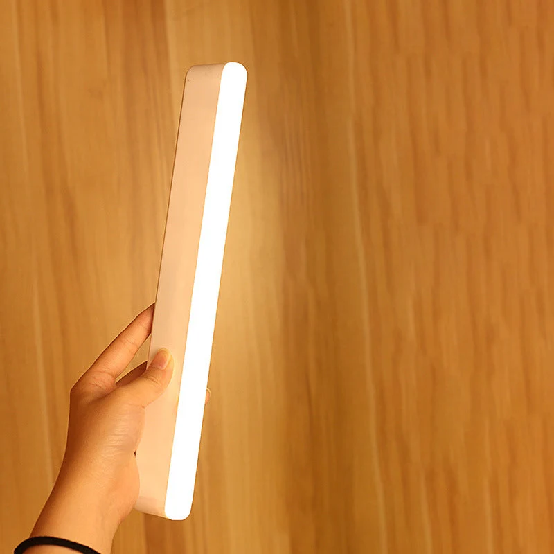 Skanto | Moderne Minimalistische Wiederaufladbare Magnetische Saug-Kunststoffstreifen Rechteckige LED Wandlampe Nachtlicht für Arbeitszimmer