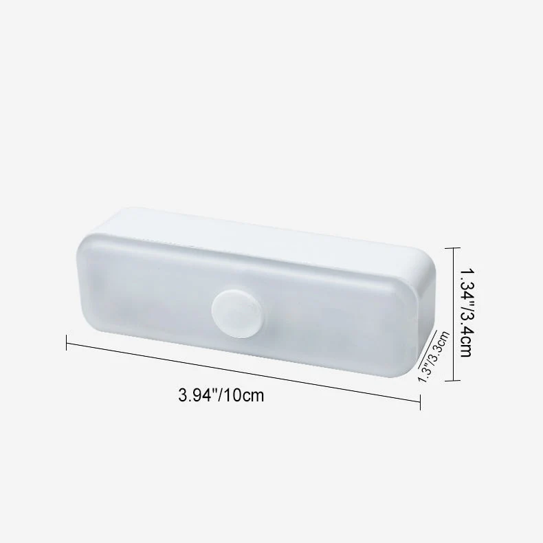 Skanto | Moderne Minimalistische Wiederaufladbare Magnetische Saug-Kunststoffstreifen Rechteckige LED Wandlampe Nachtlicht für Arbeitszimmer