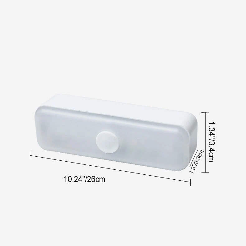 Skanto | Moderne Minimalistische Wiederaufladbare Magnetische Saug-Kunststoffstreifen Rechteckige LED Wandlampe Nachtlicht für Arbeitszimmer