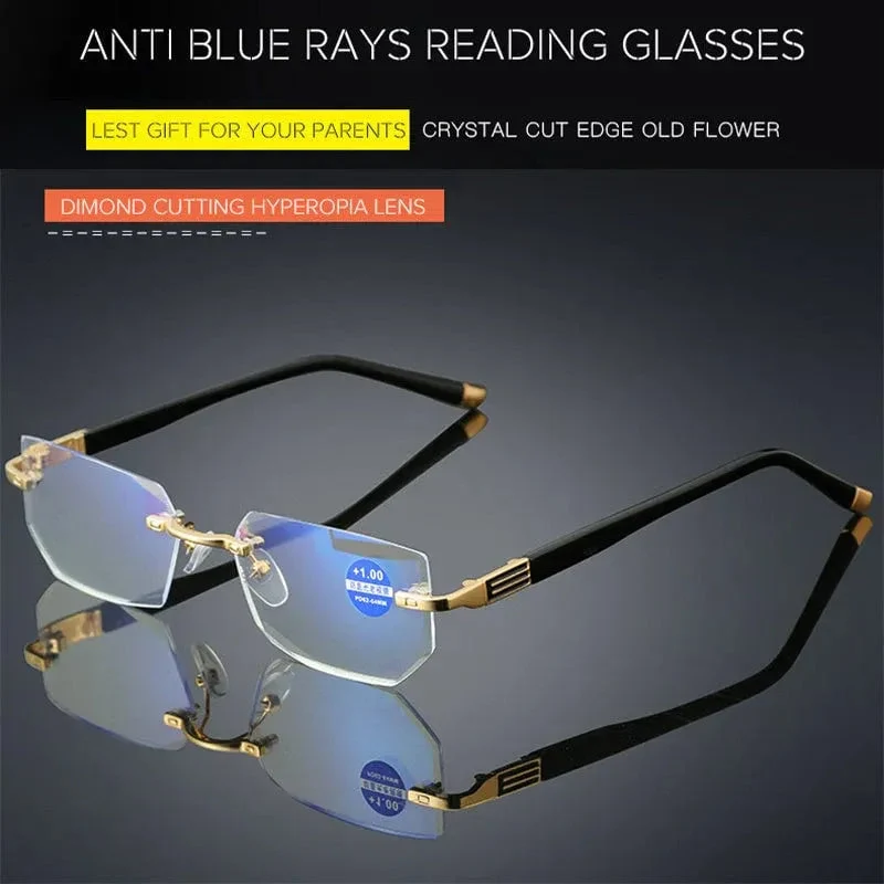 Skanto | Progressive Lesebrille mit hoher Härte und Anti-Blaulichtfilter für Fern- und Nahsicht