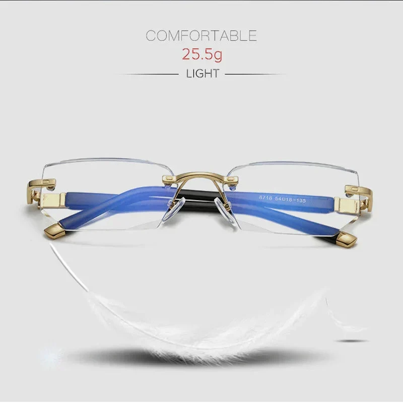 Skanto | Progressive Lesebrille mit hoher Härte und Anti-Blaulichtfilter für Fern- und Nahsicht