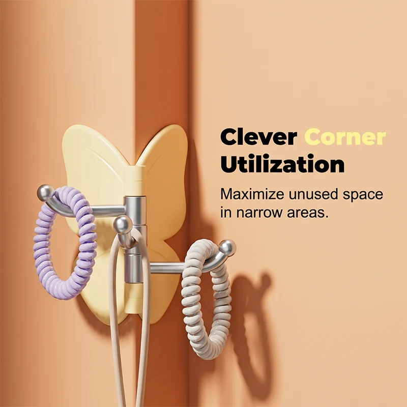 1+1 GRATIS | SpinHook™ | 180° Drehbarer Klebehaken mit 3 Armen