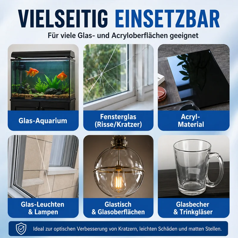 1+1 GRATIS | CrystalRestore™ | Poliercreme für Glas & Acryl