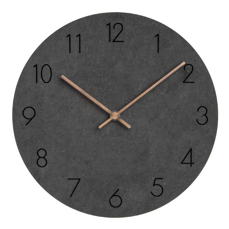 Skanto | Minimalistische nordische Kreativ-Deko - Geräuschlose Uhr 29 cm