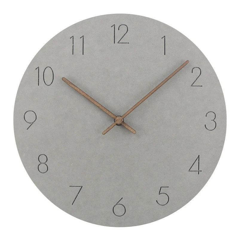 Skanto | Minimalistische nordische Kreativ-Deko - Geräuschlose Uhr 29 cm