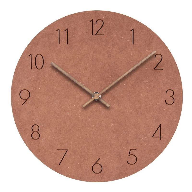 Skanto | Minimalistische nordische Kreativ-Deko - Geräuschlose Uhr 29 cm