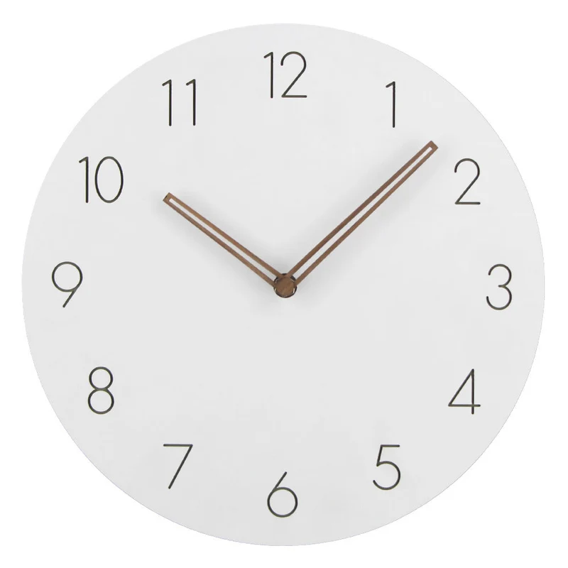 Skanto | Minimalistische nordische Kreativ-Deko - Geräuschlose Uhr 29 cm