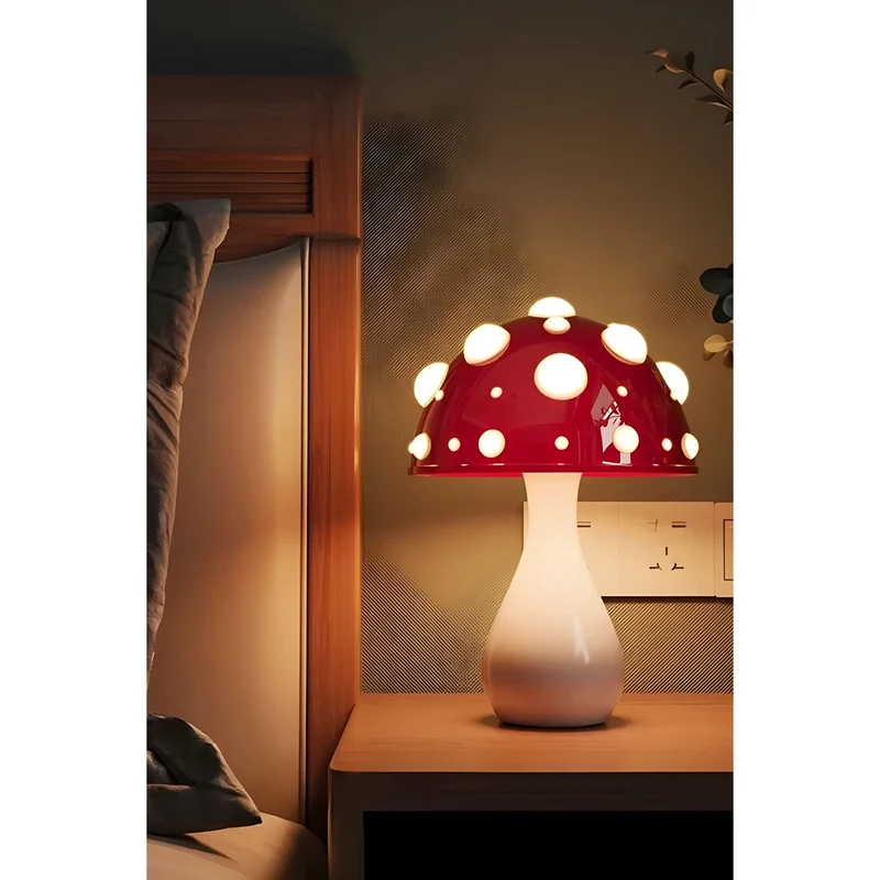Skanto | Lampe – Dekorative Pilz Tischlampe