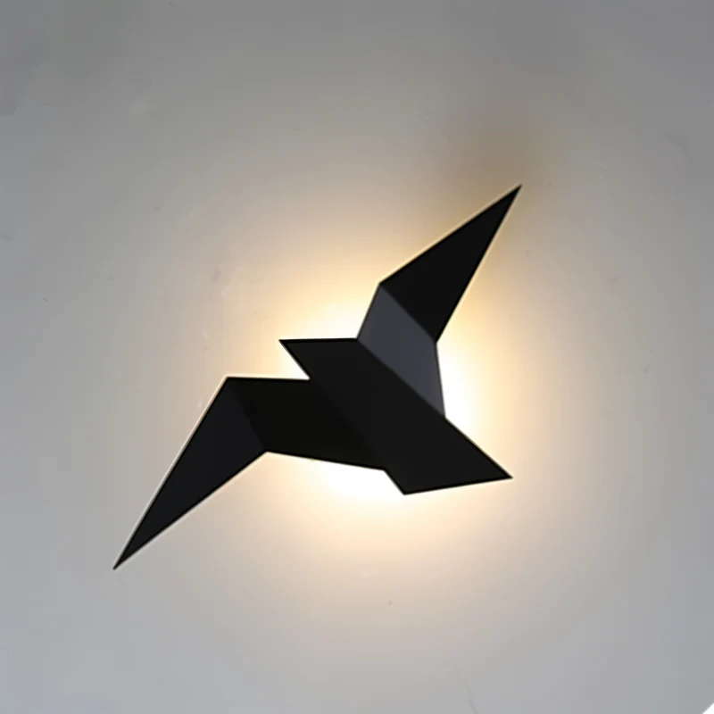 Skanto | OriTori Wandlampe – Geometrische Origami Vogel Wandlampe – Japanischer Stil Wandlampen Design
