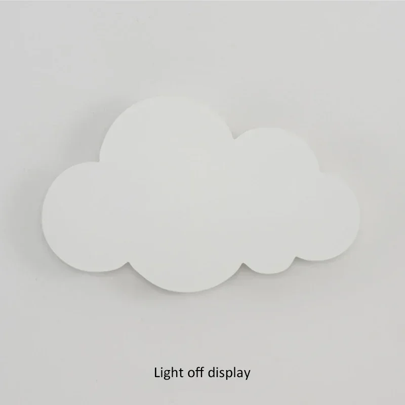Skanto | LED-Wolken-Wandlampe – 3-farbig dimmbare moderne Wandbeleuchtung für Schlafzimmer, Wohnzimmer und Kinderzimmerdekor