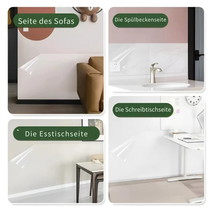 Skanto | Umweltfreundliche elektrostatische Absorptions-Wandschutzfolie