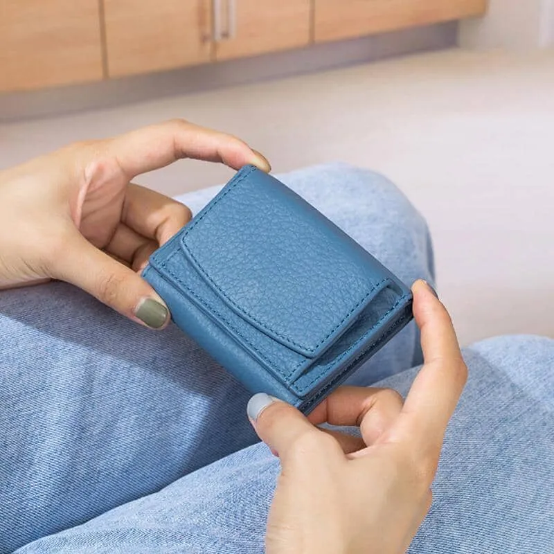 Skanto | Handgefertigtes RFID-Portemonnaie aus weichem Leder