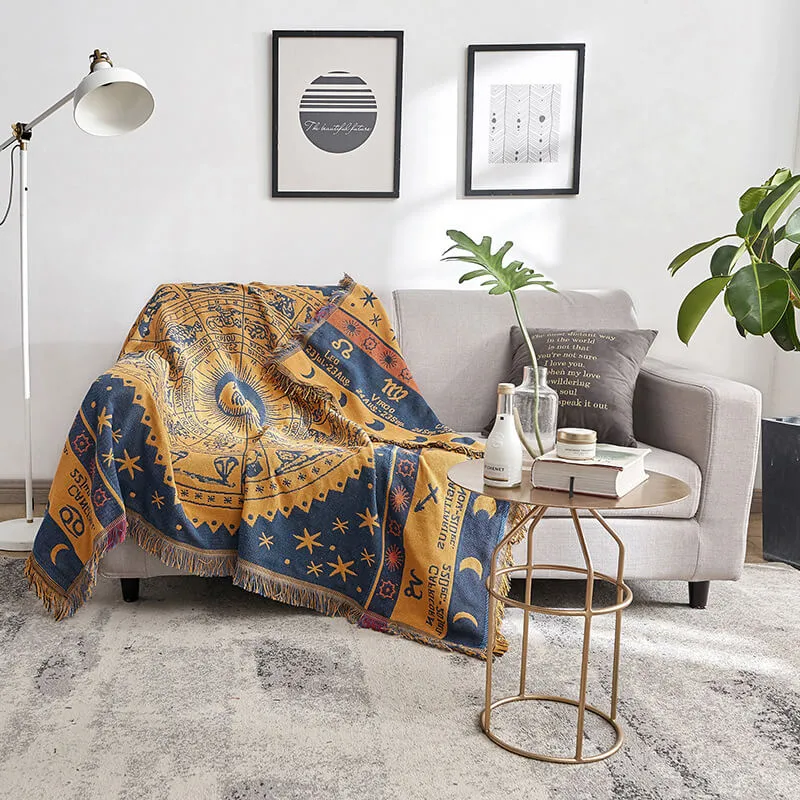 BohoNest™ | Wendbare Bohemian-Wurfdecke mit Quasten