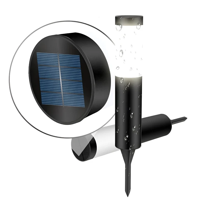 Skanto | SolarShimmer - Solar-Laterne aus Edelstahl für den Außenbereich
