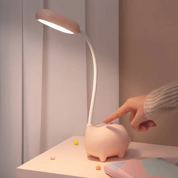 Skanto | Kinder-LED-Schreibtischlampe | Augenfreundlich | Wiederaufladbar | Perfekt für das Kinderzimmer