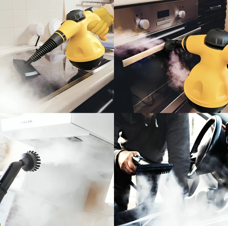 SteamForce™ | Multifunktionaler Dampfreiniger mit 8 Aufsätzen
