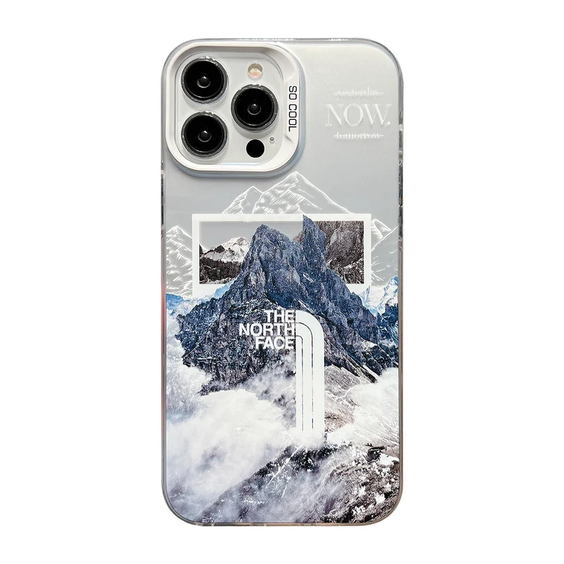 Skanto | Galvanisierte Buchstaben-Schneeberg-Handyhülle für iPhone