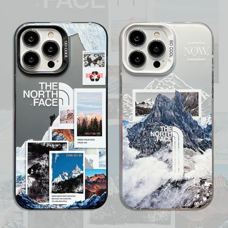 Skanto | Galvanisierte Buchstaben-Schneeberg-Handyhülle für iPhone