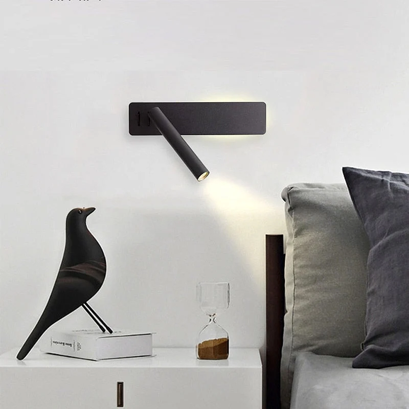 Skanto | Drehbare LED-Lese-Wandleuchte für das Bett