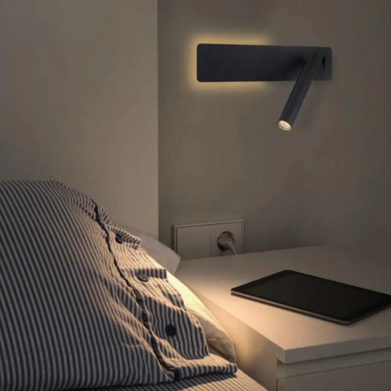 Skanto | Drehbare LED-Lese-Wandleuchte für das Bett
