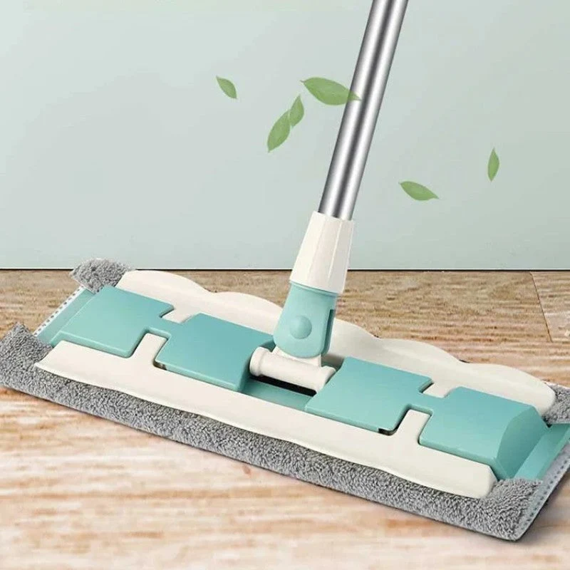FlexiClean™ | Bodenwischer – Teleskopstiel, Mikrofaser & 360° Reinigung