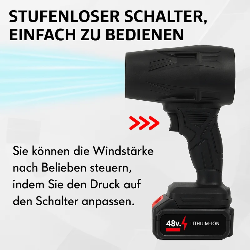 BladBreeze™ | Akku-Laubbläser – kabellos, leicht & kraftvoll