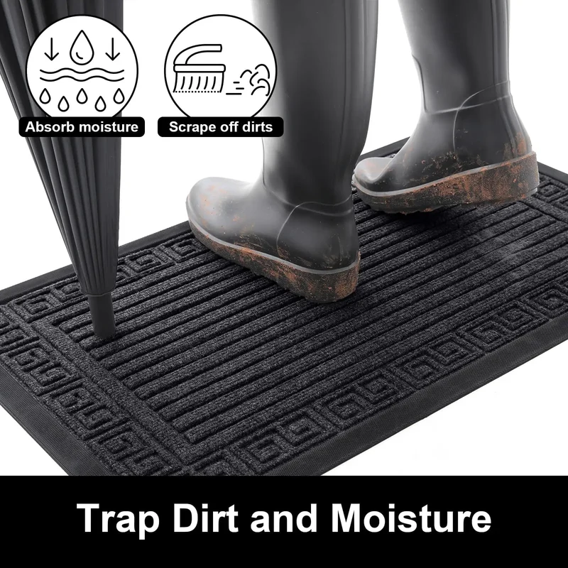 CleanStep™ | Antirutsch Türmatte – Schmutz- & feuchtigkeitsabsorbierend, flaches Design