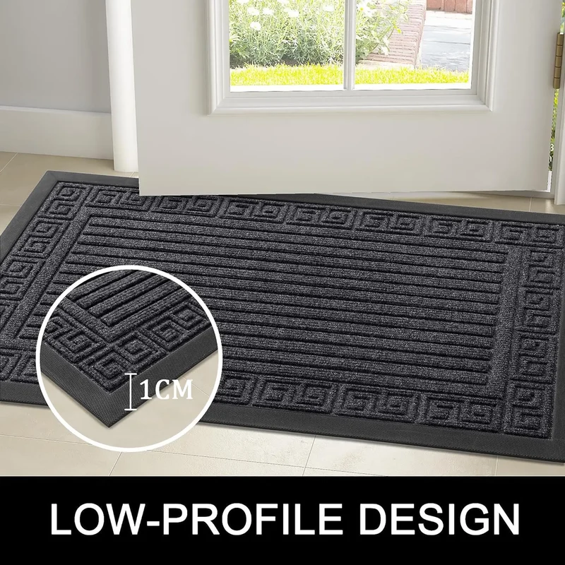 CleanStep™ | Antirutsch Türmatte – Schmutz- & feuchtigkeitsabsorbierend, flaches Design