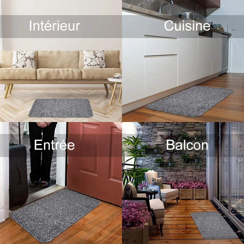 CleanStep™ | Fußmatte – Hochabsorbierend, rutschfest & flach