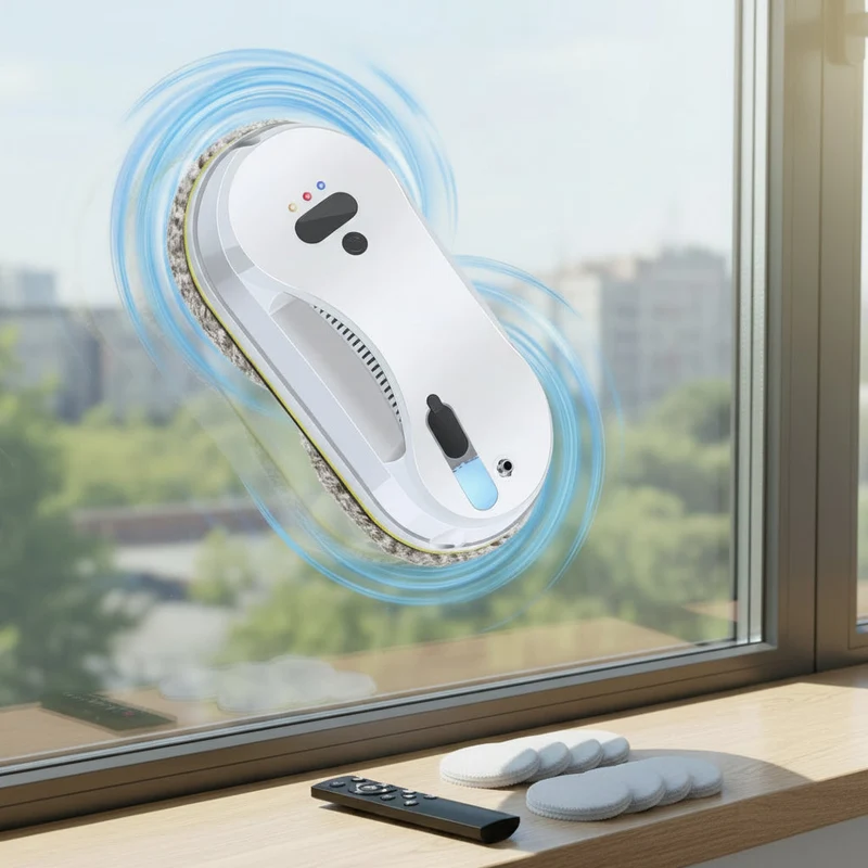 CleanSweep™ | Fensterroboter – Automatische Reinigung, präzise & sicher