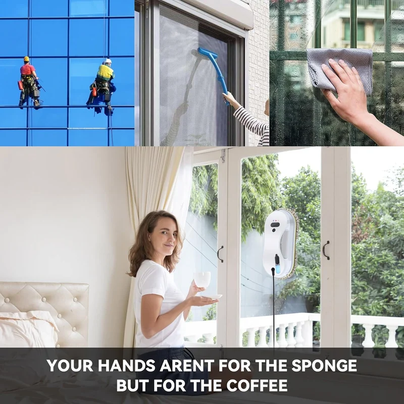 CleanSweep™ | Fensterroboter – Automatische Reinigung, präzise & sicher