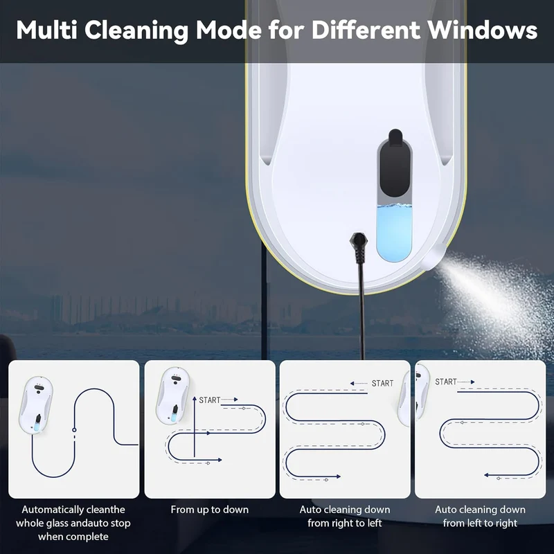 CleanSweep™ | Fensterroboter – Automatische Reinigung, präzise & sicher