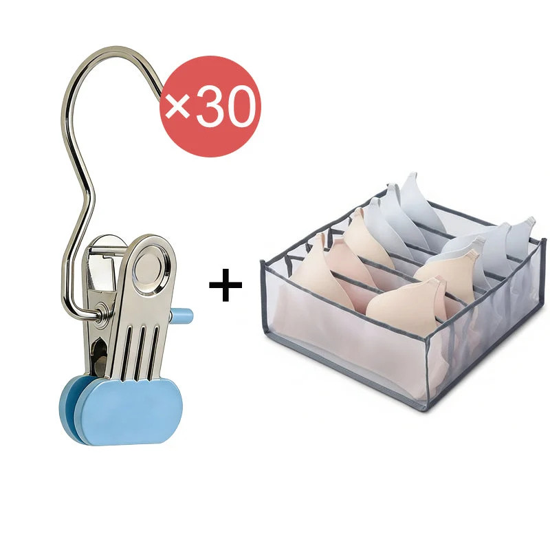 GripLock Pro™ | Multifunktionale Edelstahl-Klemmhaken mit Anti-Rutsch-Griff
