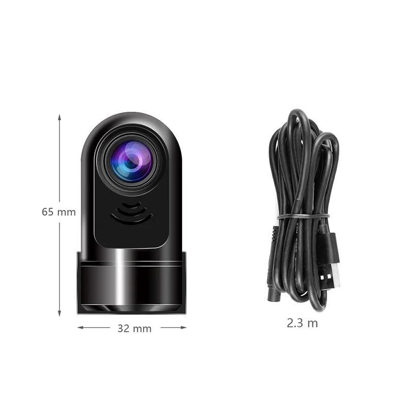 Skanto | 1080P HD Mini ADAS Dashcam mit 360°-Rotationsfunktion
