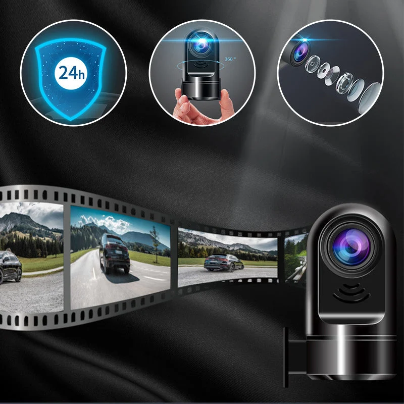 Skanto | 1080P HD Mini ADAS Dashcam mit 360°-Rotationsfunktion